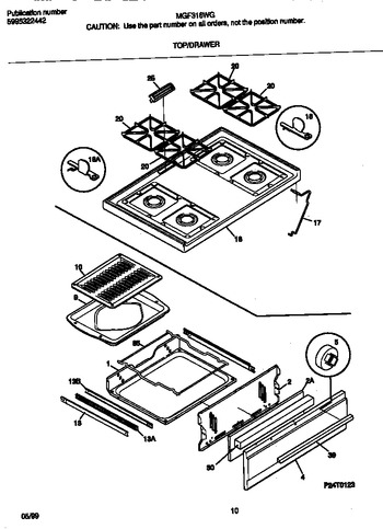 Diagram for MGF316WGSC