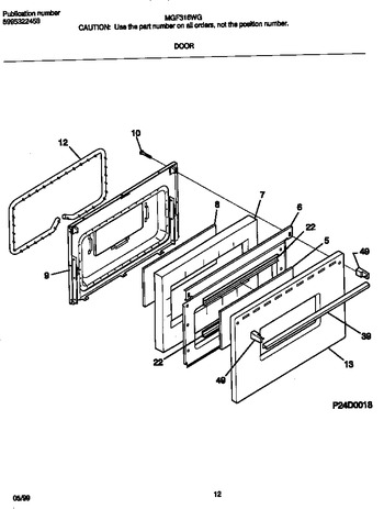 Diagram for MGF316WGSE