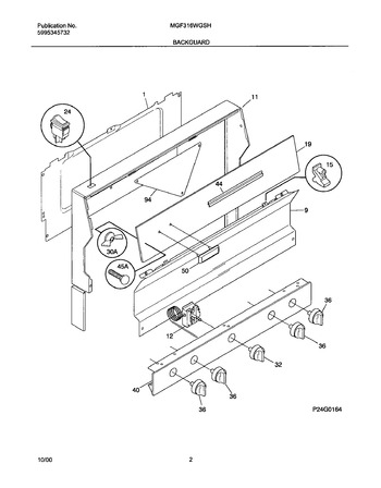 Diagram for MGF316WGSH