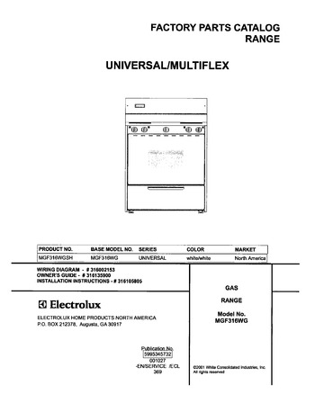 Diagram for MGF316WGSH