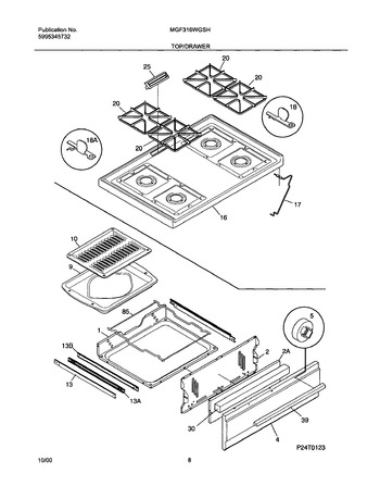 Diagram for MGF316WGSH