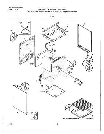 Diagram for MGF324WGSB