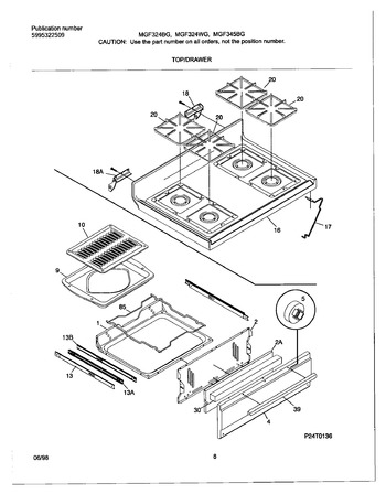 Diagram for MGF324WGSB