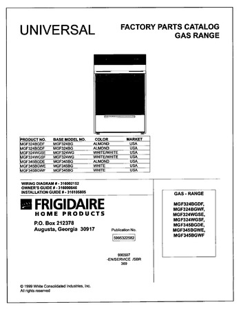 Diagram for MGF345BGWF