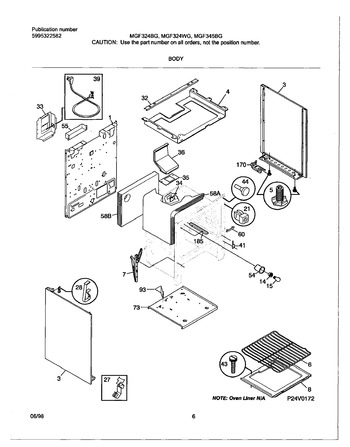 Diagram for MGF345BGWF