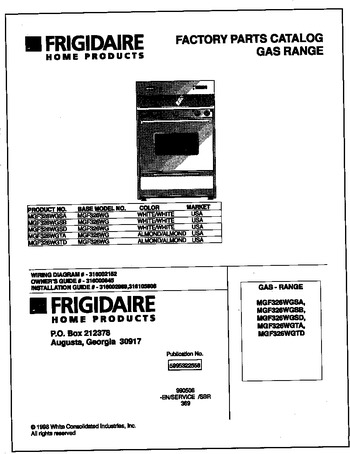 Diagram for MGF326WGSD