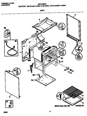 Diagram for MGF326WGSD