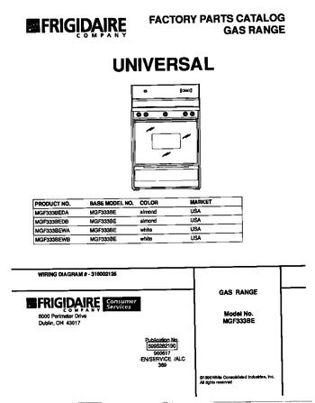 Diagram for MGF333BEWA