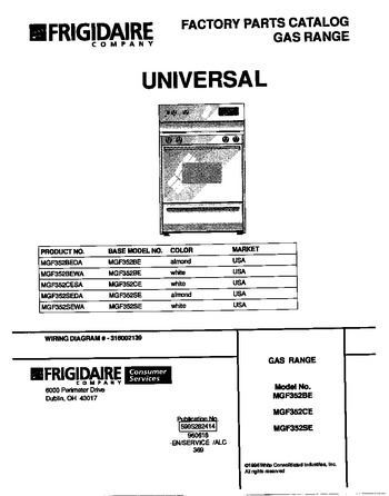 Diagram for MGF352CESA