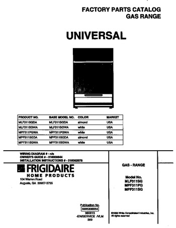 Diagram for MPF311PGWA