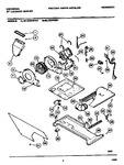 Diagram for 03 - Dryer - Motor, Blower, Belt