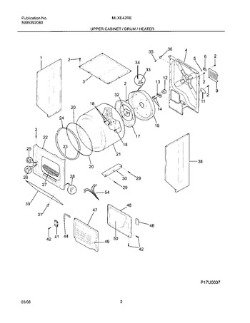 Diagram for MLXE42REW8