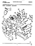 Diagram for 03 - Dryer-motor, Blower, Belt