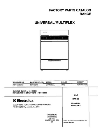 Diagram for MPF300PXWH