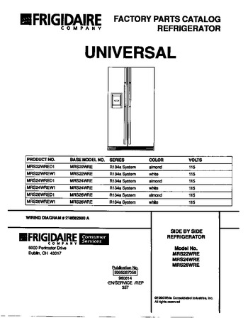 Diagram for MRS26WRED1