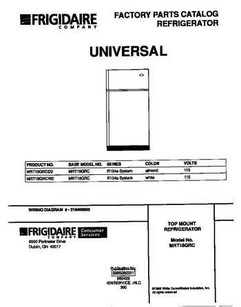 Diagram for MRT18GRCW2