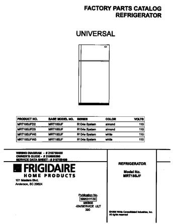 Diagram for MRT18SJFW2