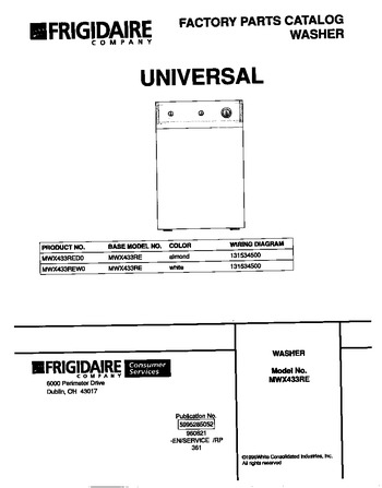 Diagram for MWX433REW0