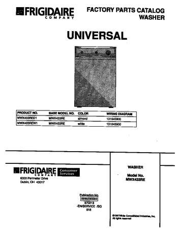 Diagram for MWX433REW1