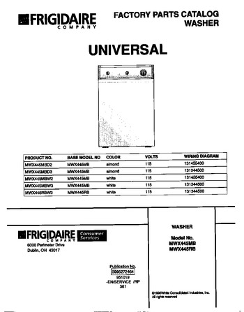 Diagram for MWX445RBW3