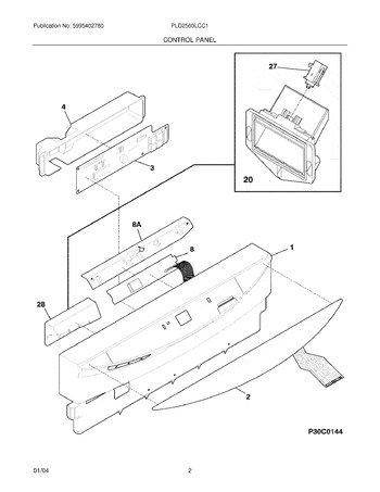 Diagram for PLD2560LCC1