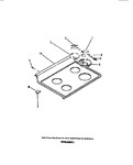 Diagram for 06 - Cook Top, Surface Units, Drip Pans