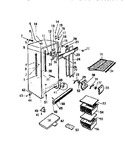 Diagram for 03 - Cabinet, Shelves, Divider, Fan Asse