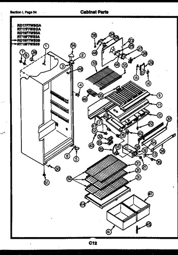 Diagram for RD19F7WS3B