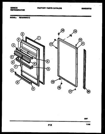 Diagram for RM18F5WX1C