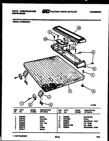 Diagram for SP560MXW2