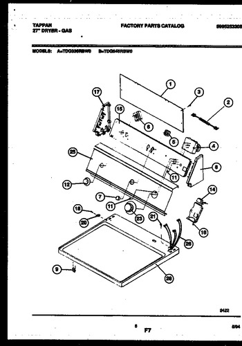 Diagram for TDG546RBD0