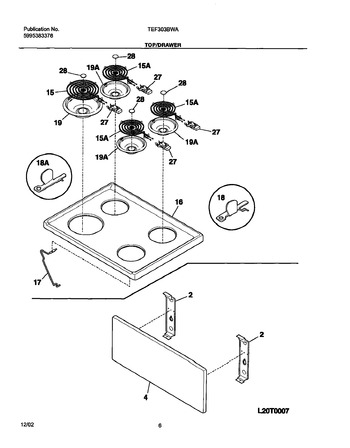 Diagram for TEF303BWA