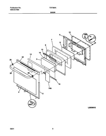 Diagram for TEF364ASB