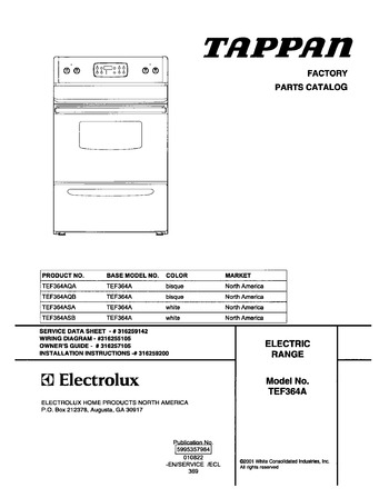 Diagram for TEF364ASB