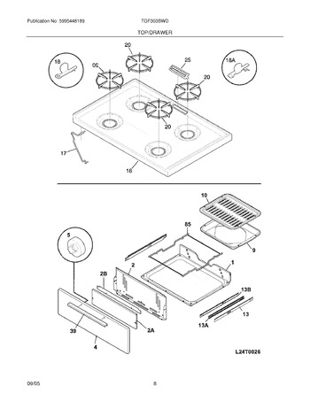 Diagram for TGF303BWD