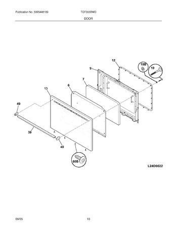 Diagram for TGF303BWD