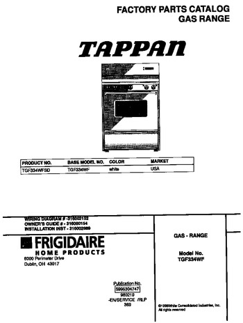 Diagram for TGF334WFSD