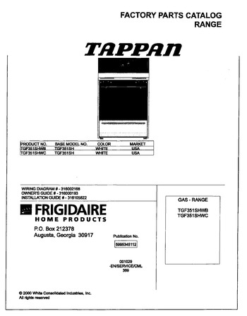 Diagram for TGF351SHWB