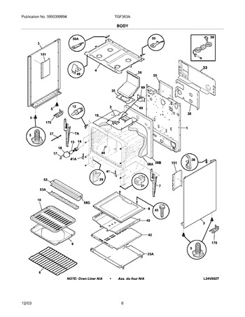 Diagram for TGF363AWE