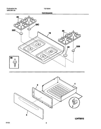 Diagram for TGF364ASE