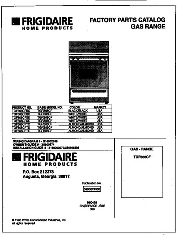 Diagram for TGF366CFBC