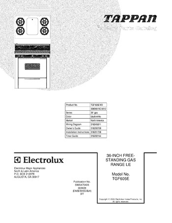 Diagram for TGF605EW2