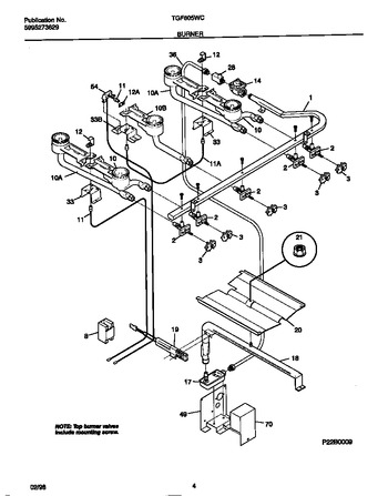 Diagram for TGF605WCW1