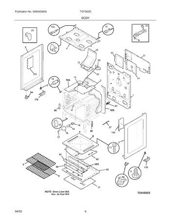 Diagram for TGFS63DSB