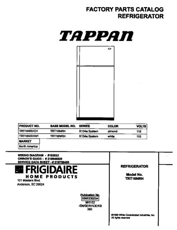 Diagram for TRT16NRHW1