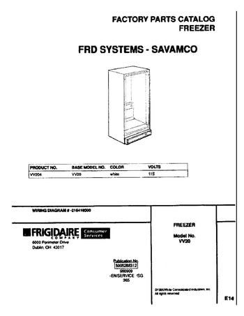 Diagram for VV204