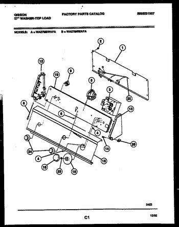 Diagram for WA27M4WAFA