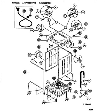 Diagram for WA7200AWW3