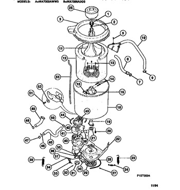 Diagram for WA7200AWW3