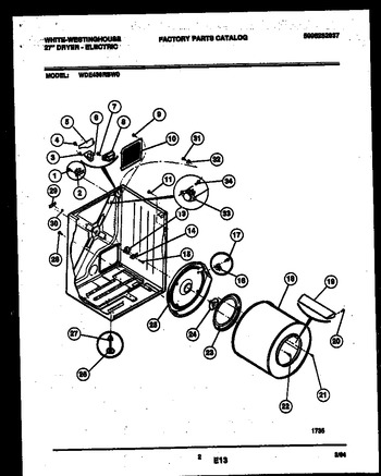 Diagram for WDE436RBW0